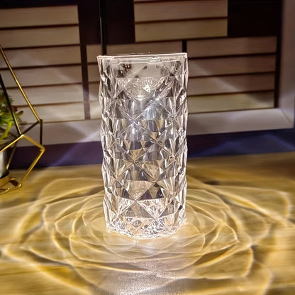 Rose Crystal Diamond Lamp