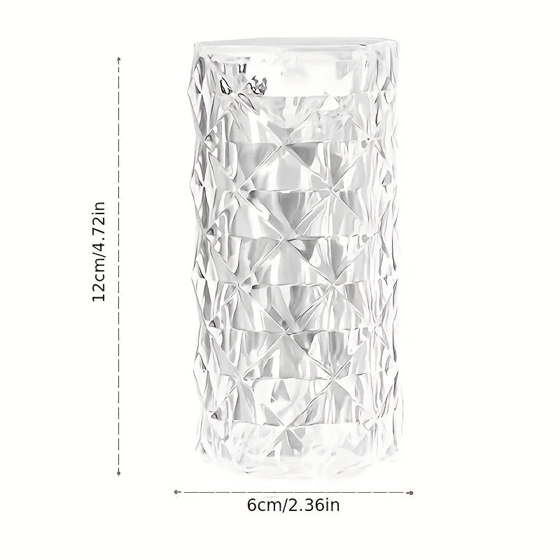 Rose Crystal Diamond Lamp