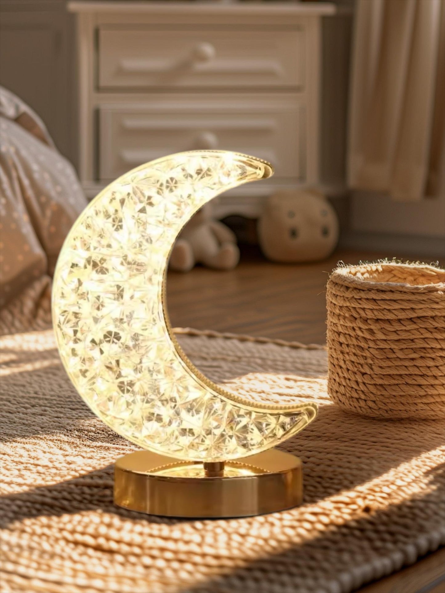 Crystal Moon Lamp