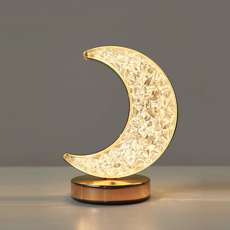 Crystal Moon Lamp