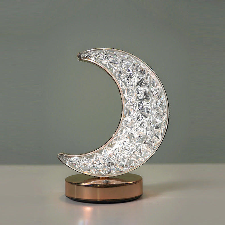 Crystal Moon Lamp